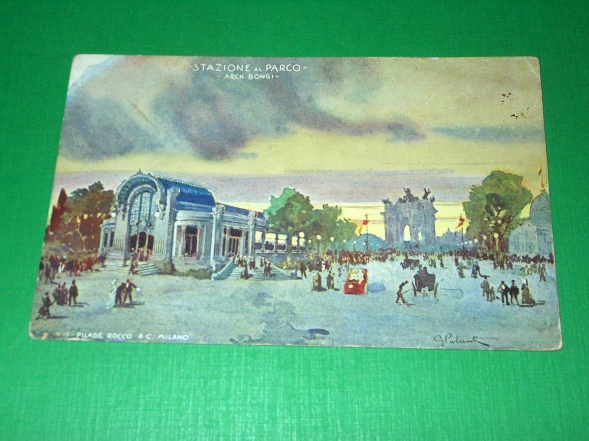 Cartolina Esposizione di Milano 1906 - Stazione al Parco n. …