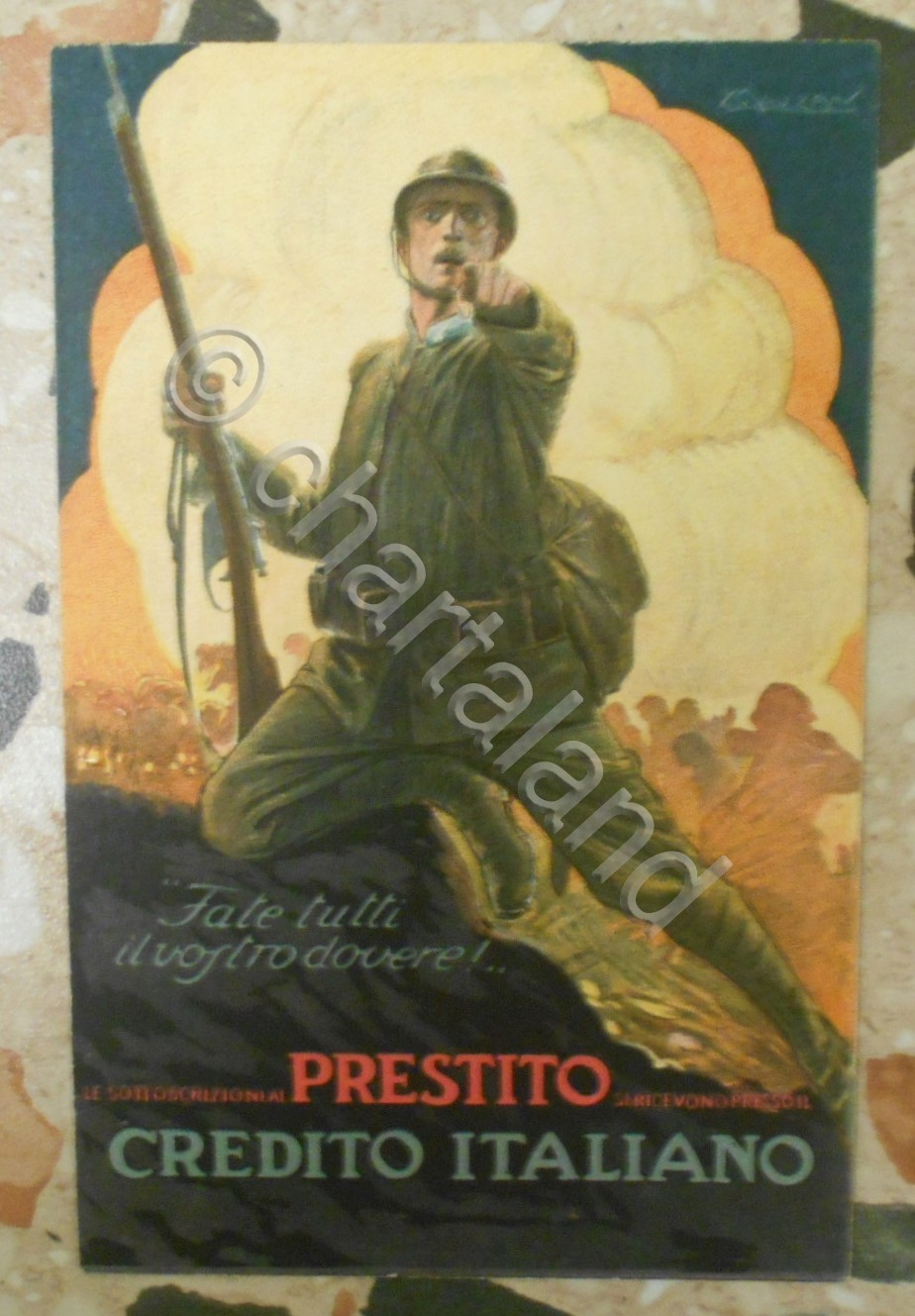 Cartolina Fate tutti il vostro dovere! - 1950 ca.