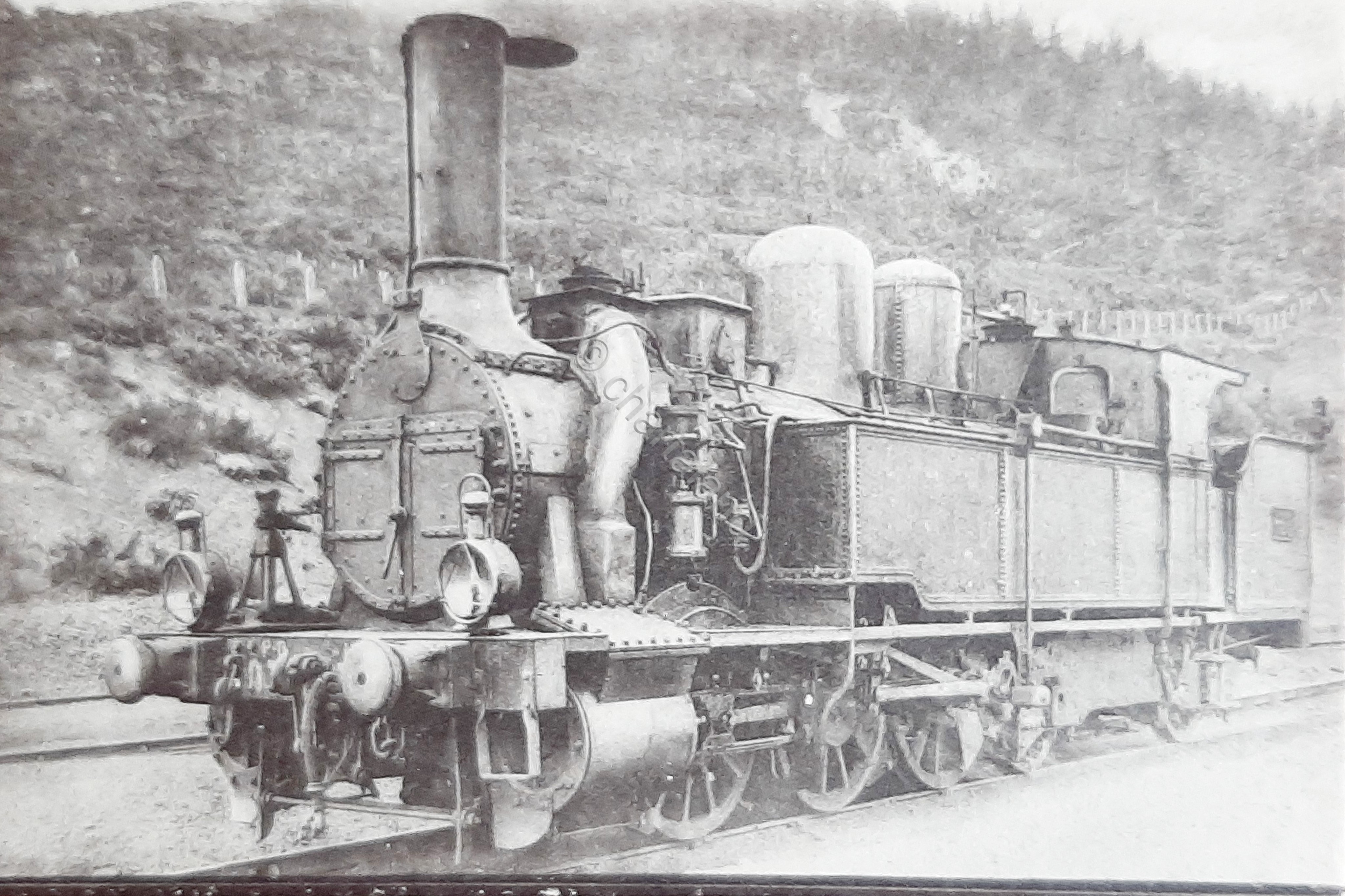 Cartolina Ferrovie - Locomotives Du Sud Ouest - Machine Tender …