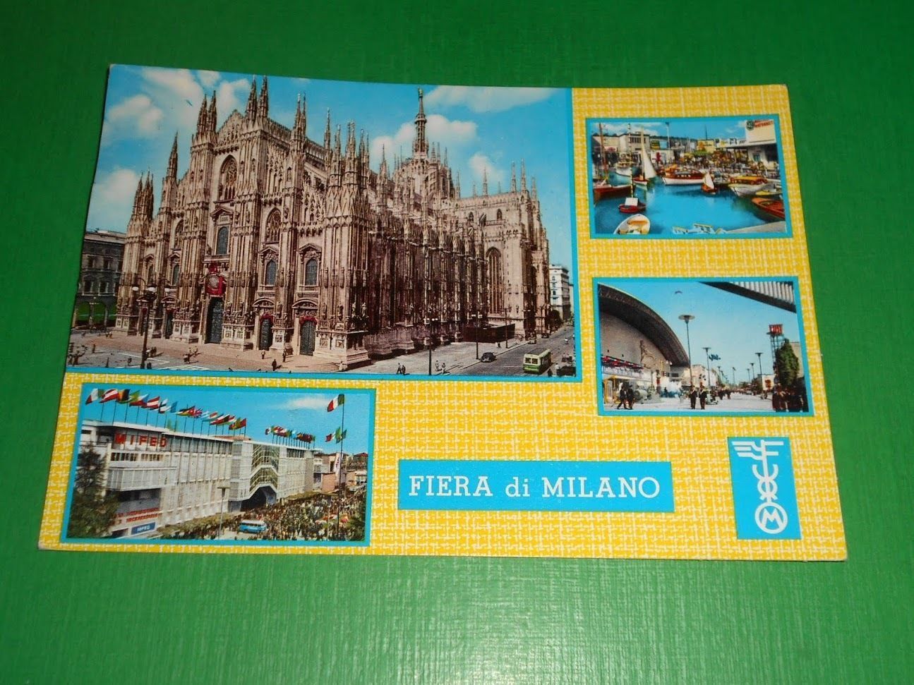 Cartolina Fiera di Milano - Vedute diverse 1963.