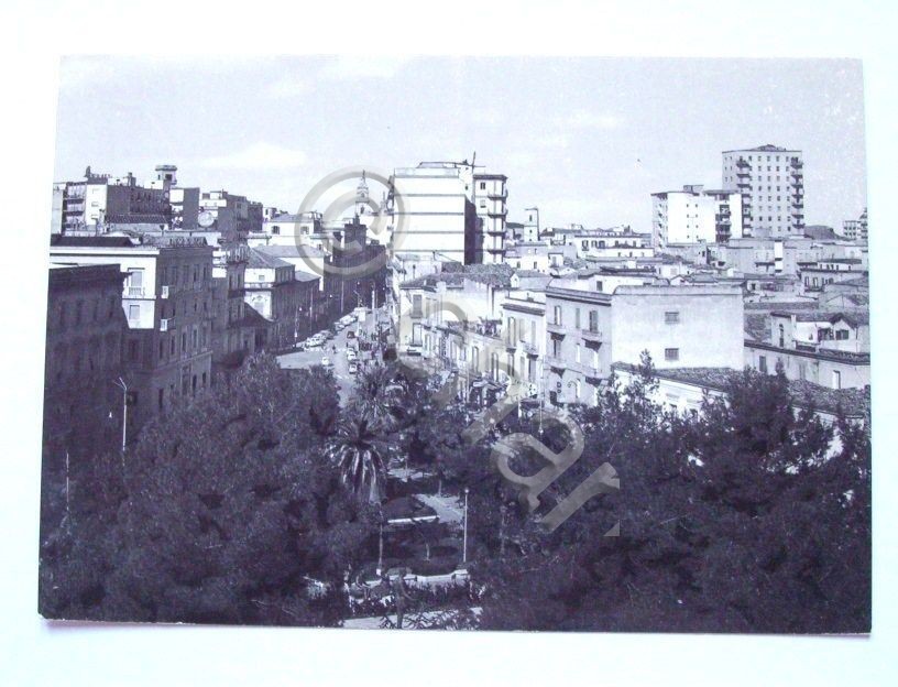 Cartolina Foggia - Panorama parziale 1950 ca.