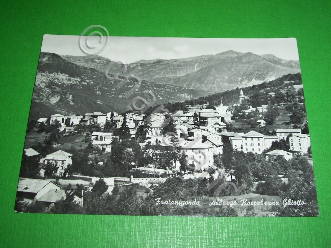 Cartolina Fontanigorda - Albergo Roccabruna Ghiotto 1960 ca.