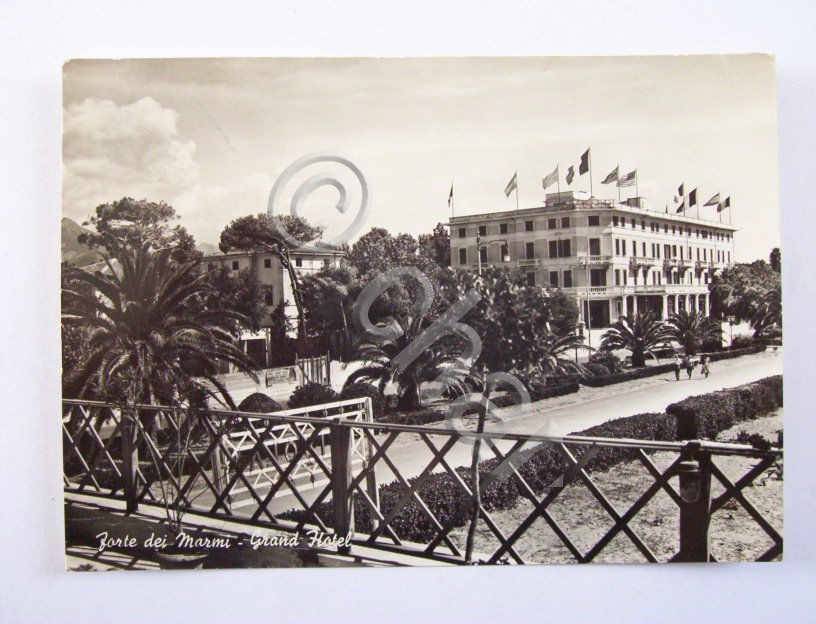 Cartolina Forte dei Marmi - Grand Hotel 1952