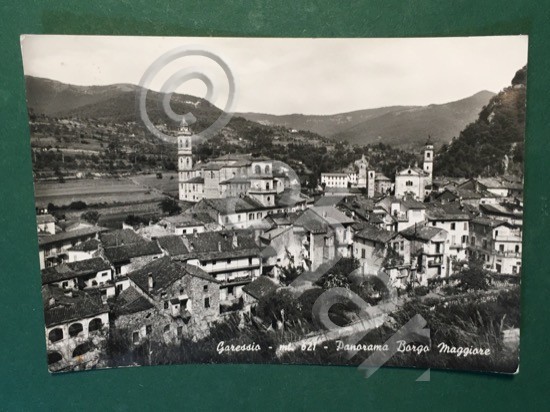 Cartolina Garessio - Panorama Borgo Maggiore - 1966