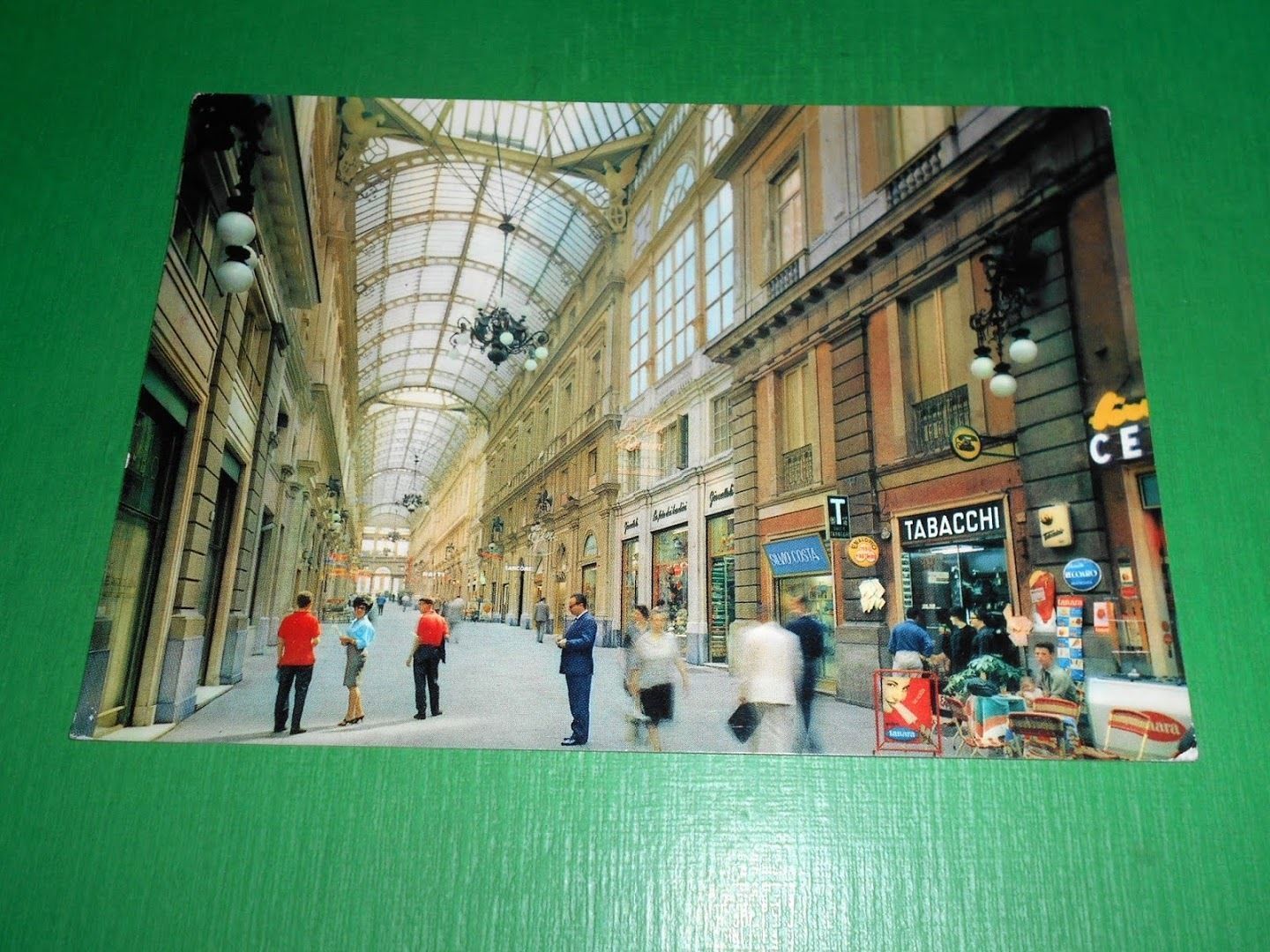 Cartolina Genova - Galleria Mazzini 1964.