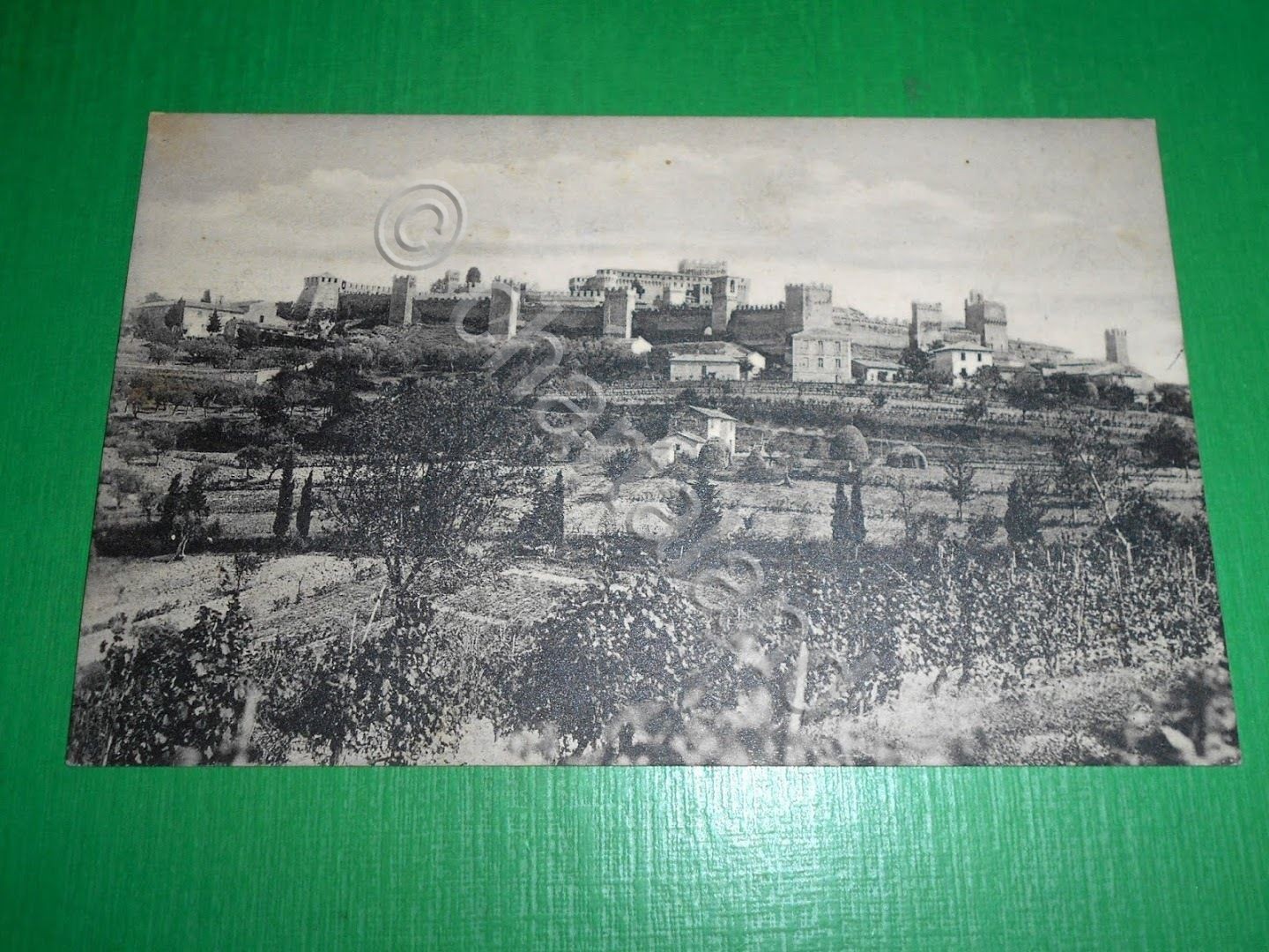Cartolina Gradara - Panorama 1920 ca.