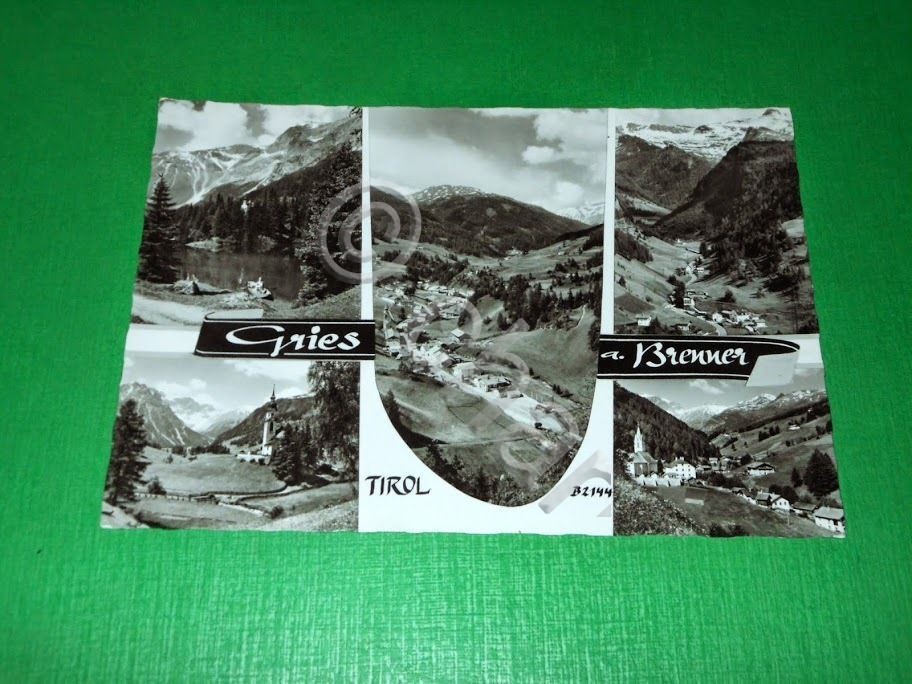 Cartolina Gries am Brenner - Vedute diverse 1955 ca.