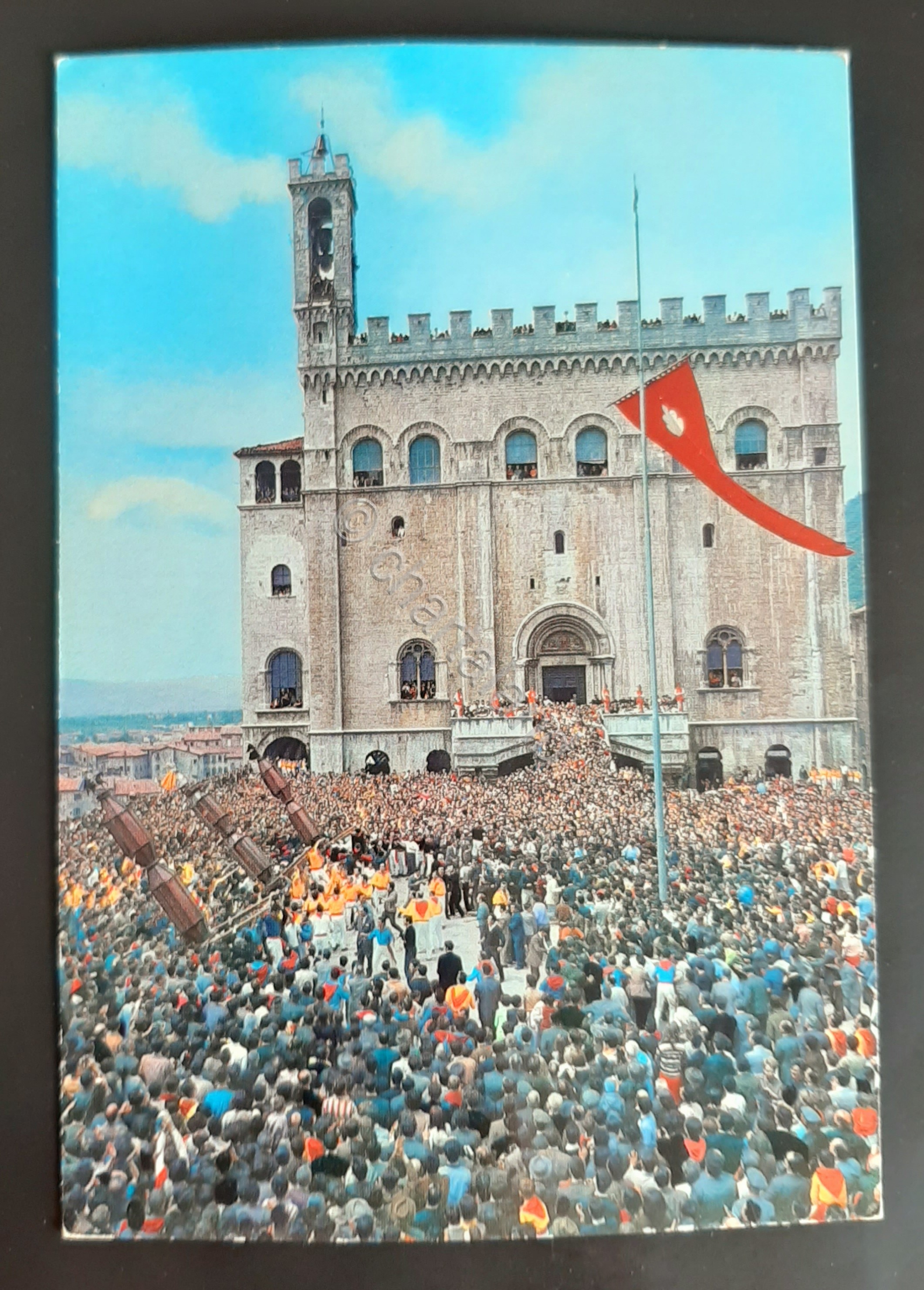 Cartolina Gubbio - 15 Maggio - Alzata dei ceri - …