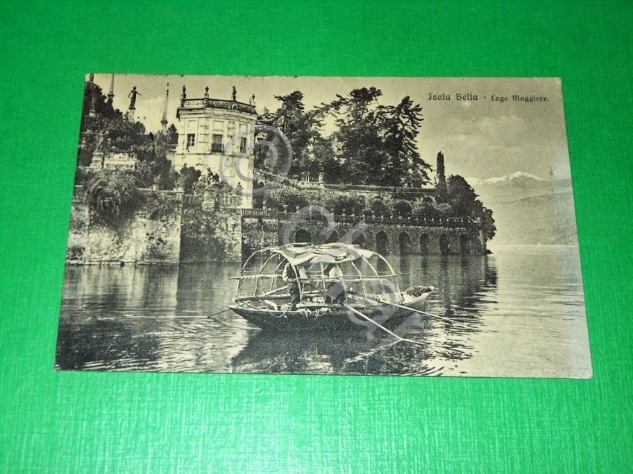 Cartolina Isola Bella - Lago Maggiore 1913.