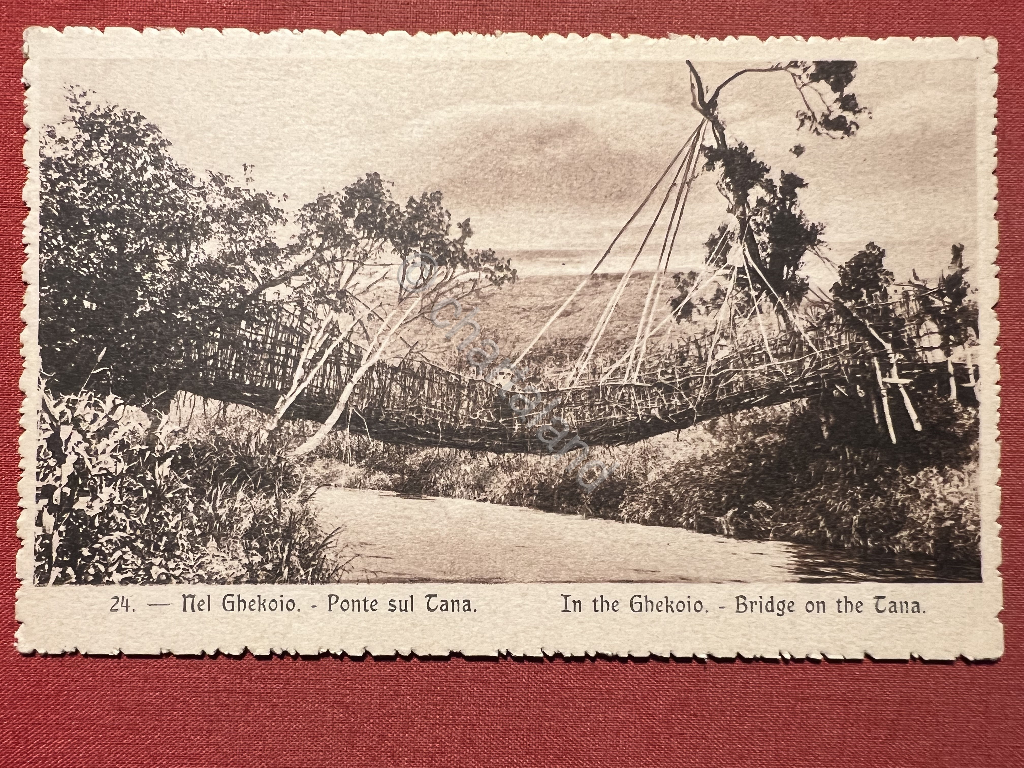 Cartolina Istituto della Consolata Missioni - Nel Ghenoio - Ponte …