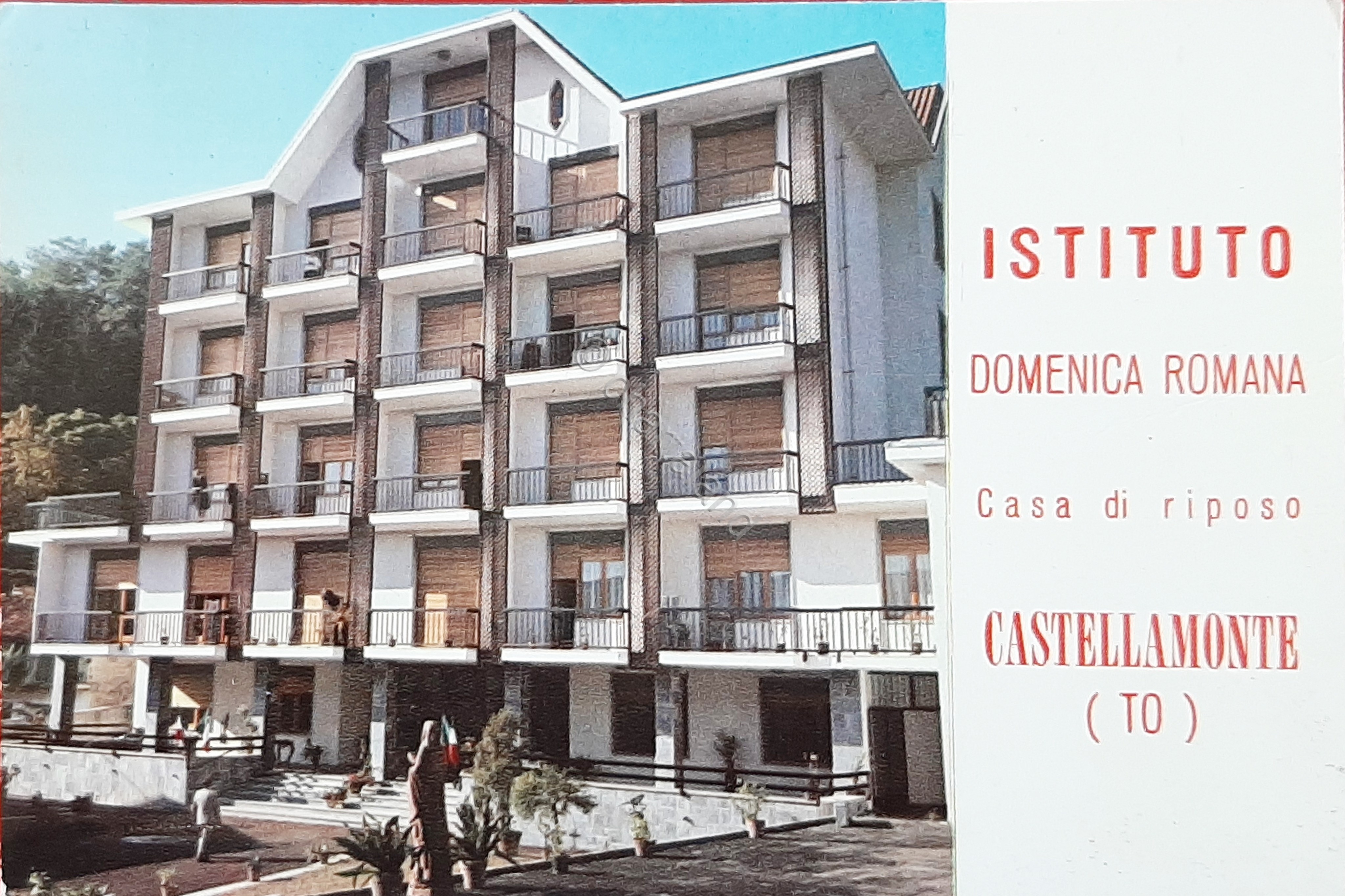 Cartolina Istituto Domenica Romana - Castellamonte - Torino - 1977