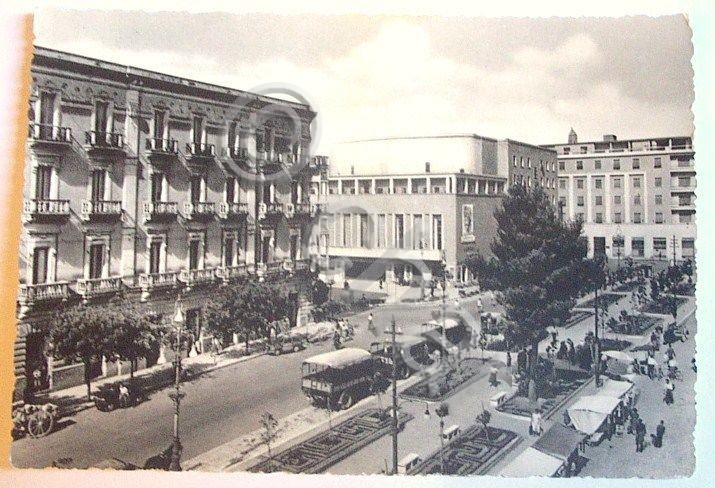 Cartolina Lecce - Via G. Marconi 1965.