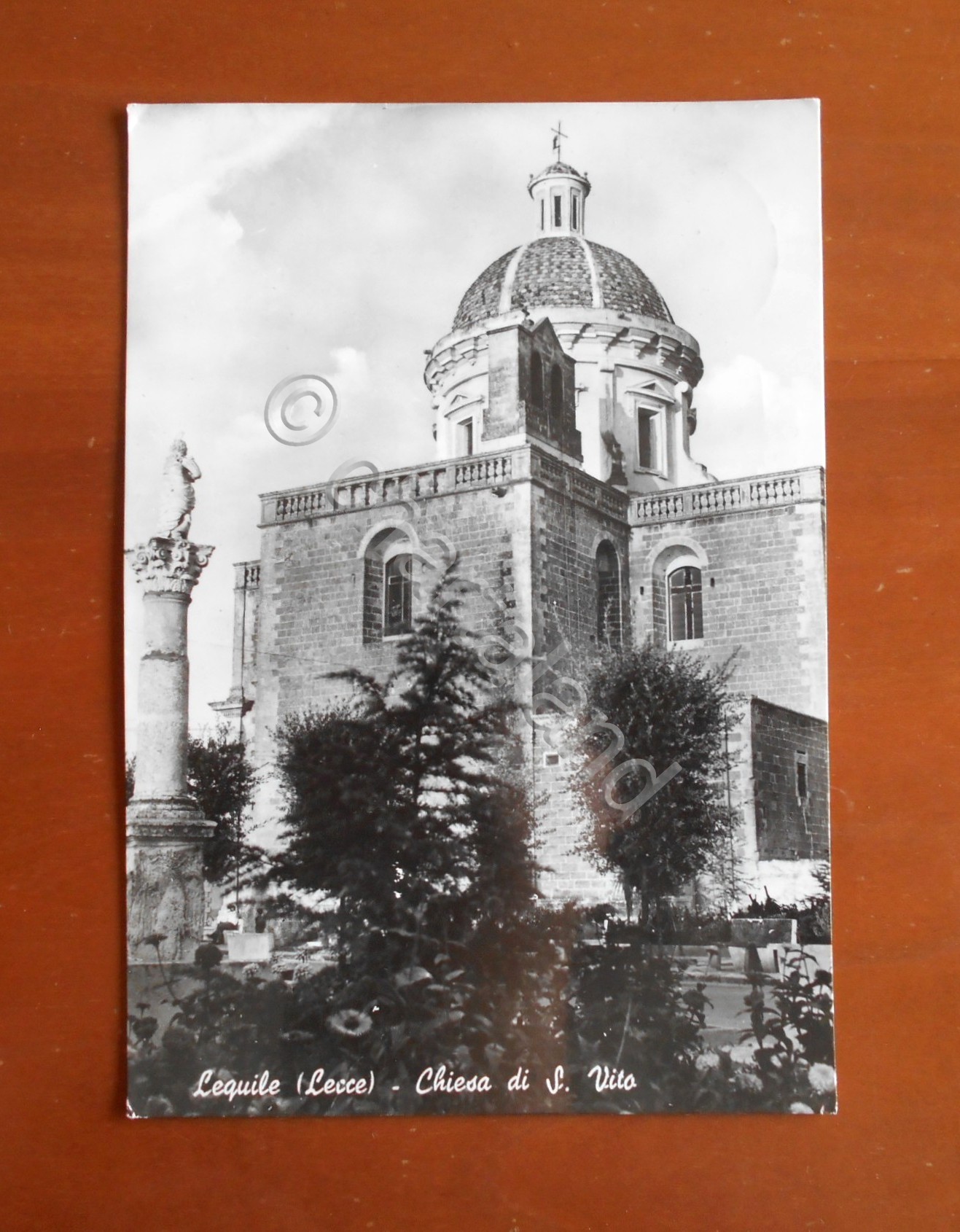 Cartolina Lequile (Lecce) - Chiesa di S. Vito - 1967