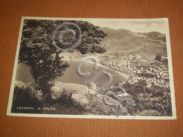 Cartolina Levanto - Il Golfo 1941.