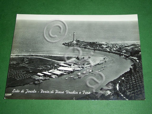 Cartolina Lido di Jesolo - Porto di Piave Vecchia e …