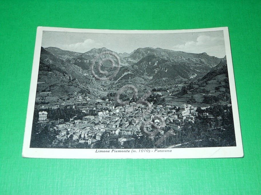 Cartolina Limone Piemonte - Panorama 1951.