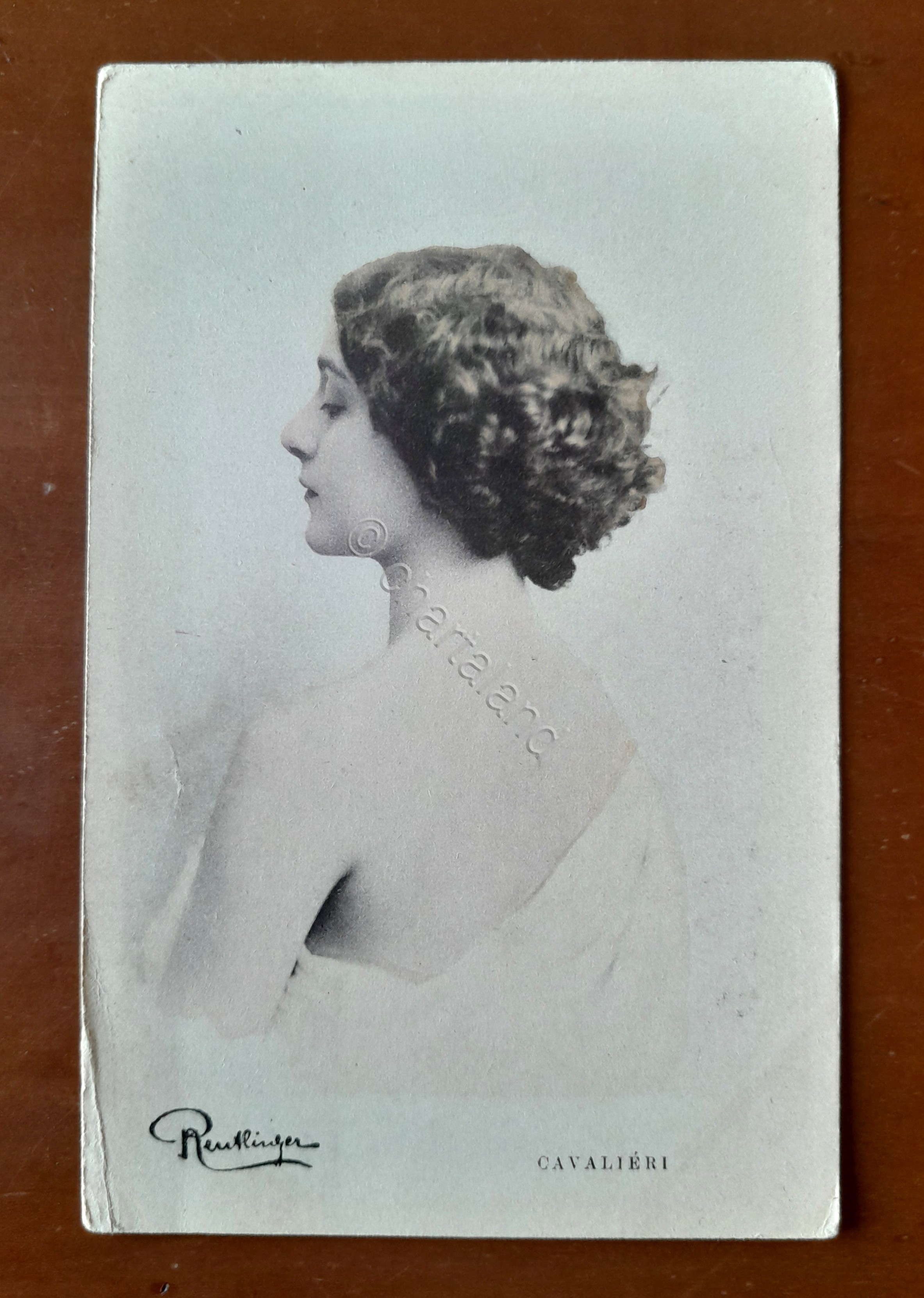 Cartolina Lina Cavalieri - 1905 ca.