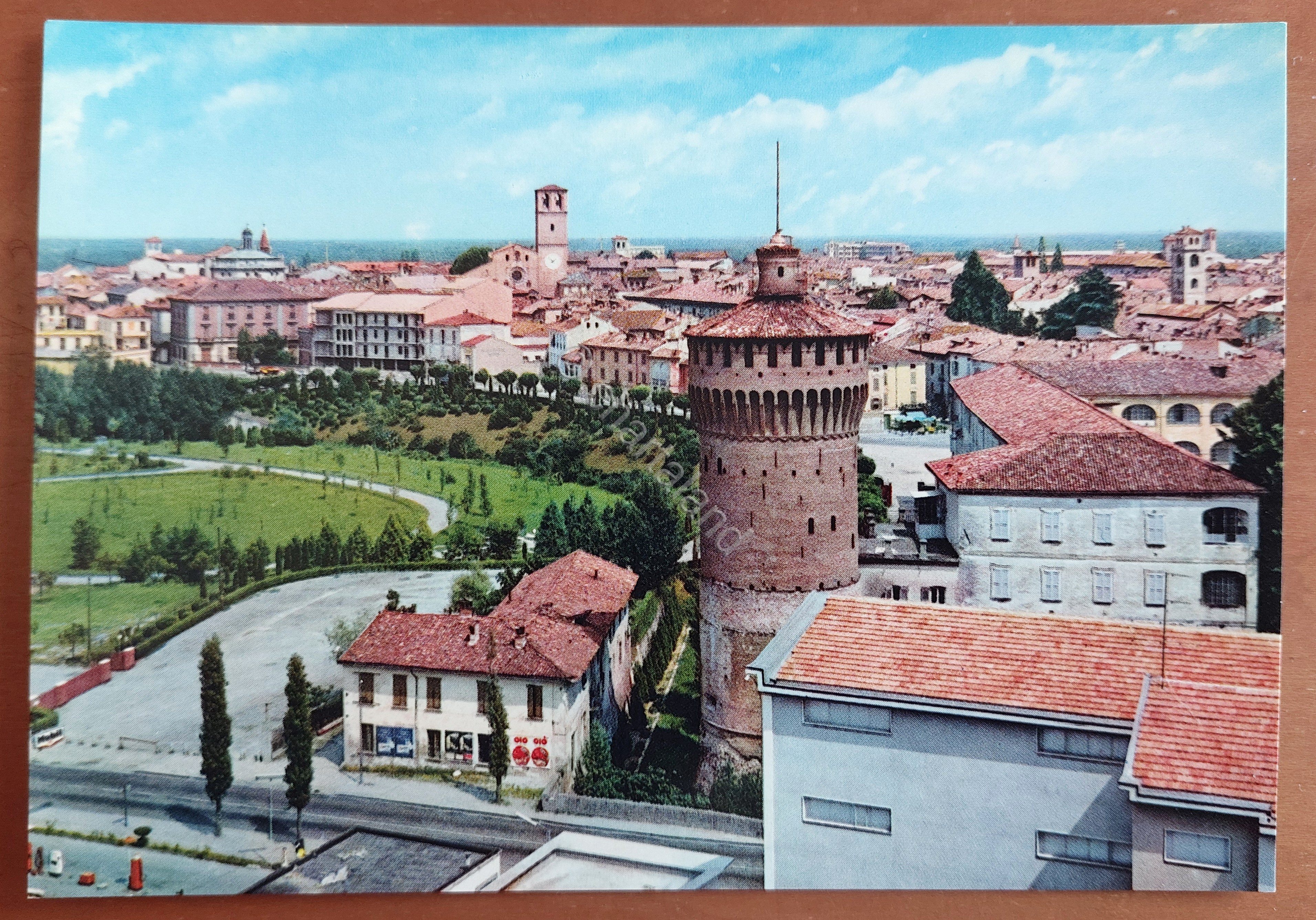 Cartolina Lodi - Panorama - 1970 ca.