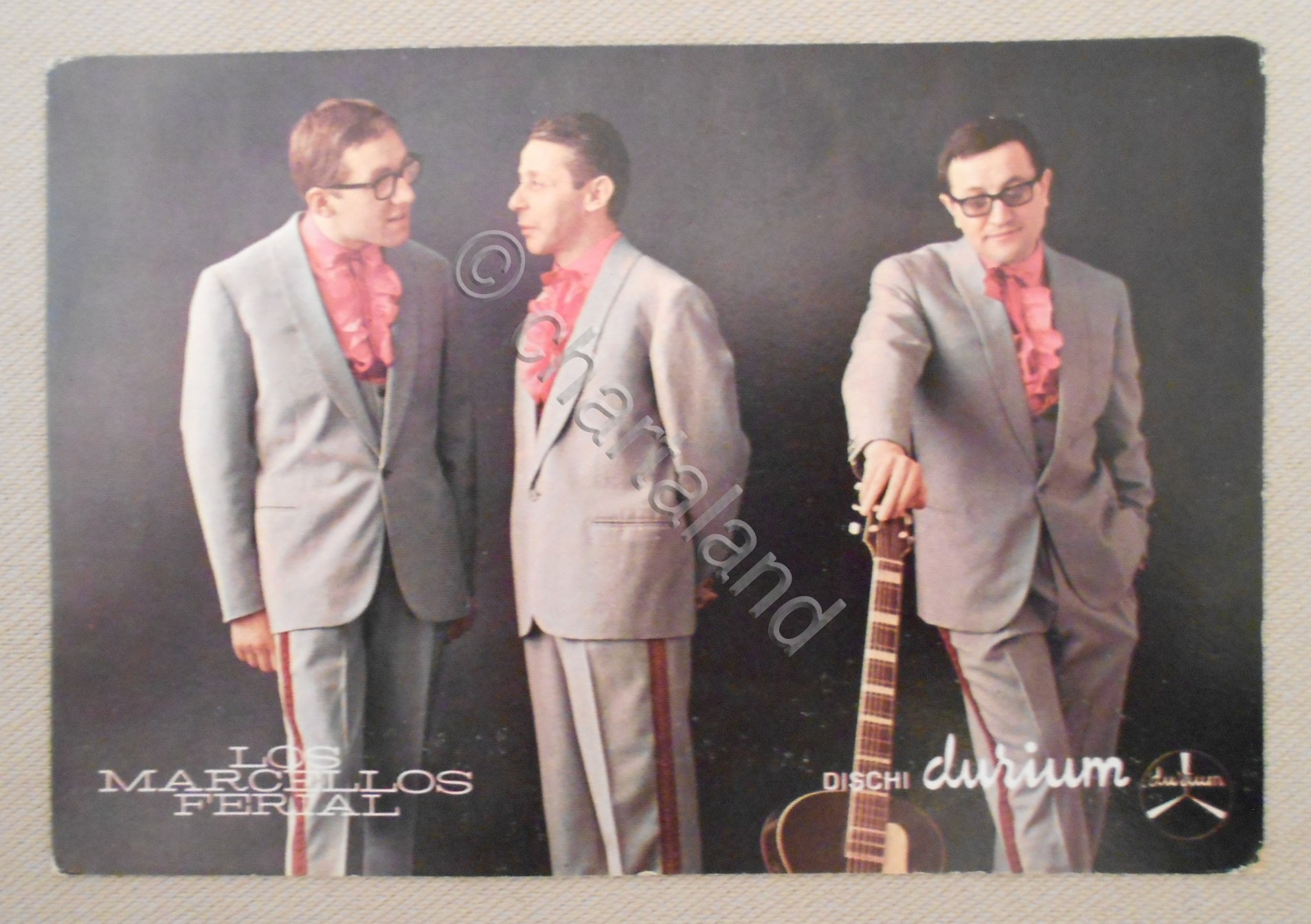 Cartolina LOS MARCELLOS FERIAL - Dischi durium - 1963 ca.