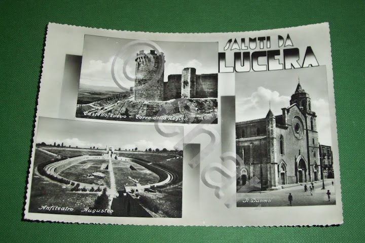 Cartolina Lucera ( Foggia ) - Vedute diverse 1963.