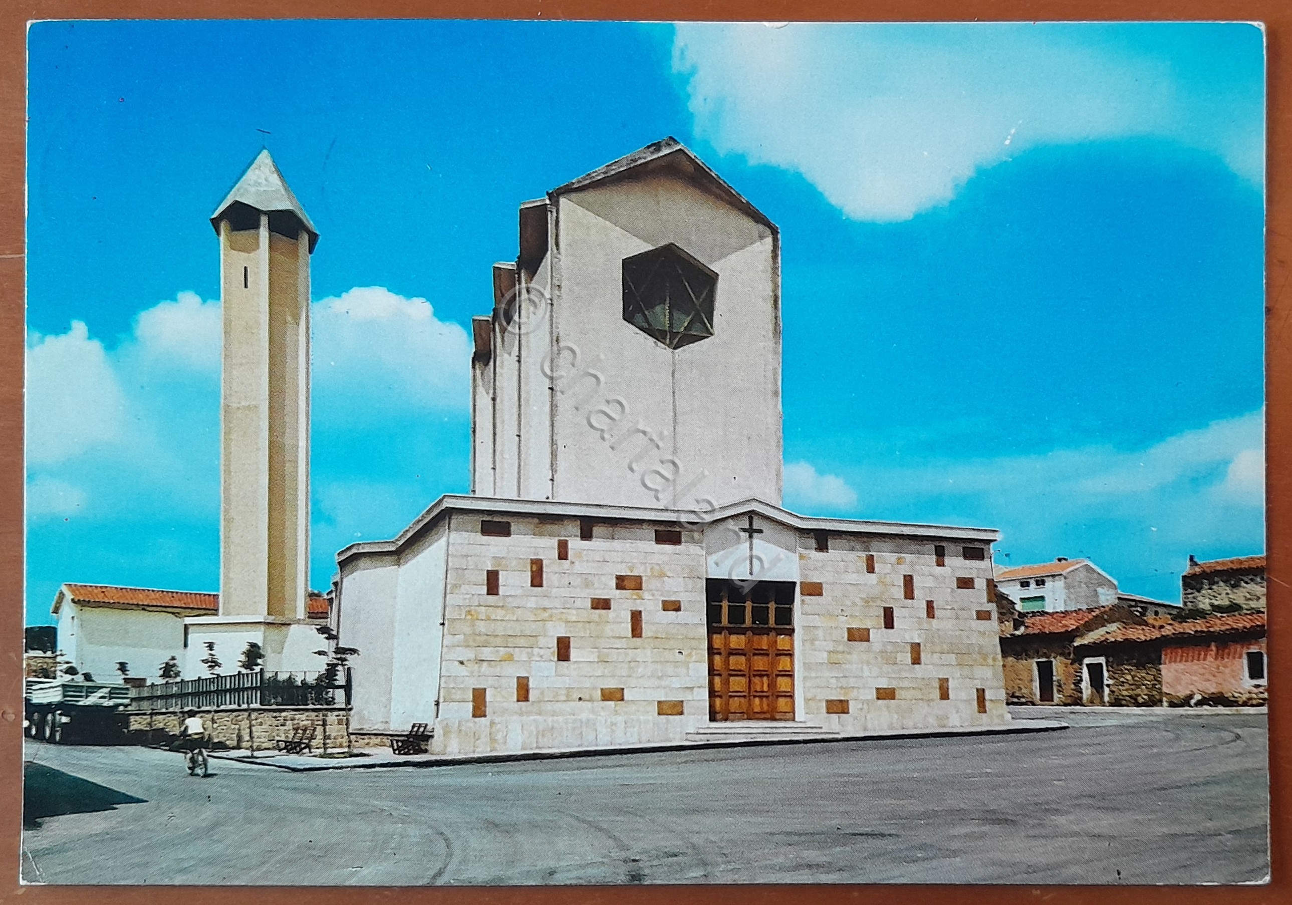 Cartolina Macomer - Chiesa di S. Francesco - 1976