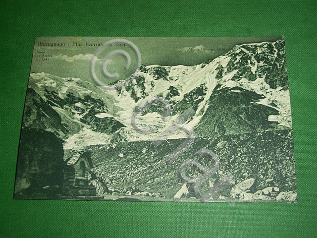 Cartolina Macugnaga - Alpe Pedriola - Punta dei Tre Amici …