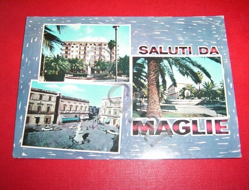 Cartolina Maglie ( Lecce ) - Vedute diverse 1974.