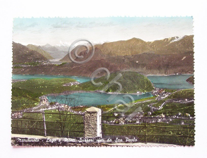 Cartolina Marchirolo ( Varese ) - Panorama 1956.