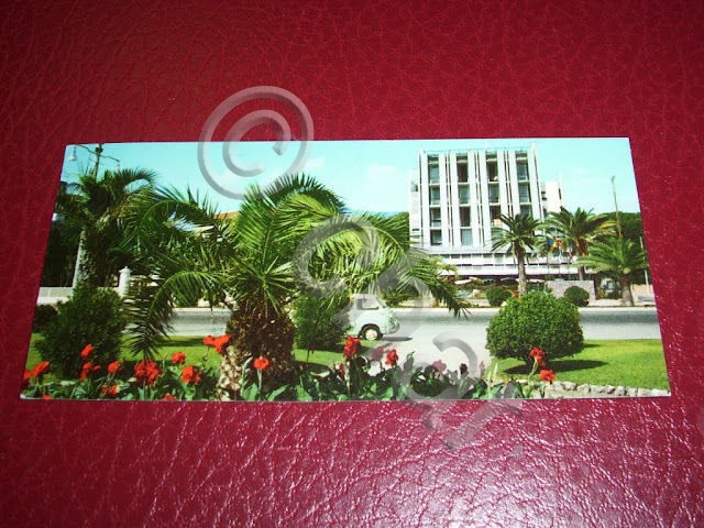 Cartolina Marina di Massa - Giardini e Hotel Excelsior.