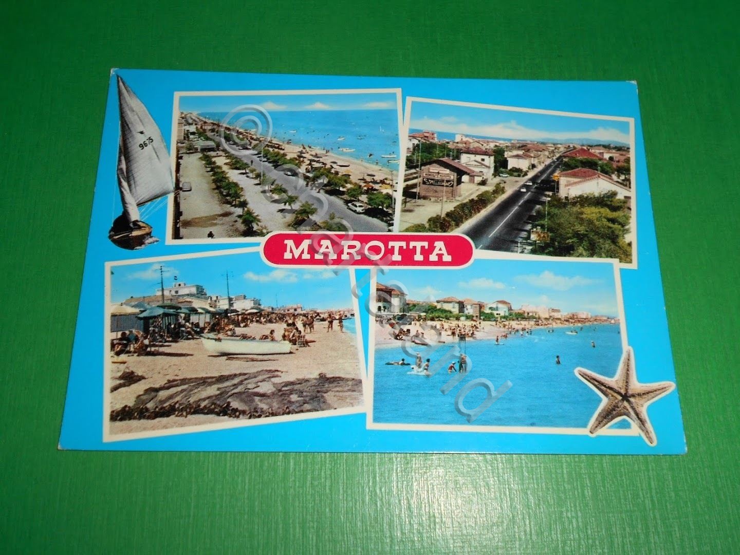 Cartolina Marotta - Vedute diverse 1969