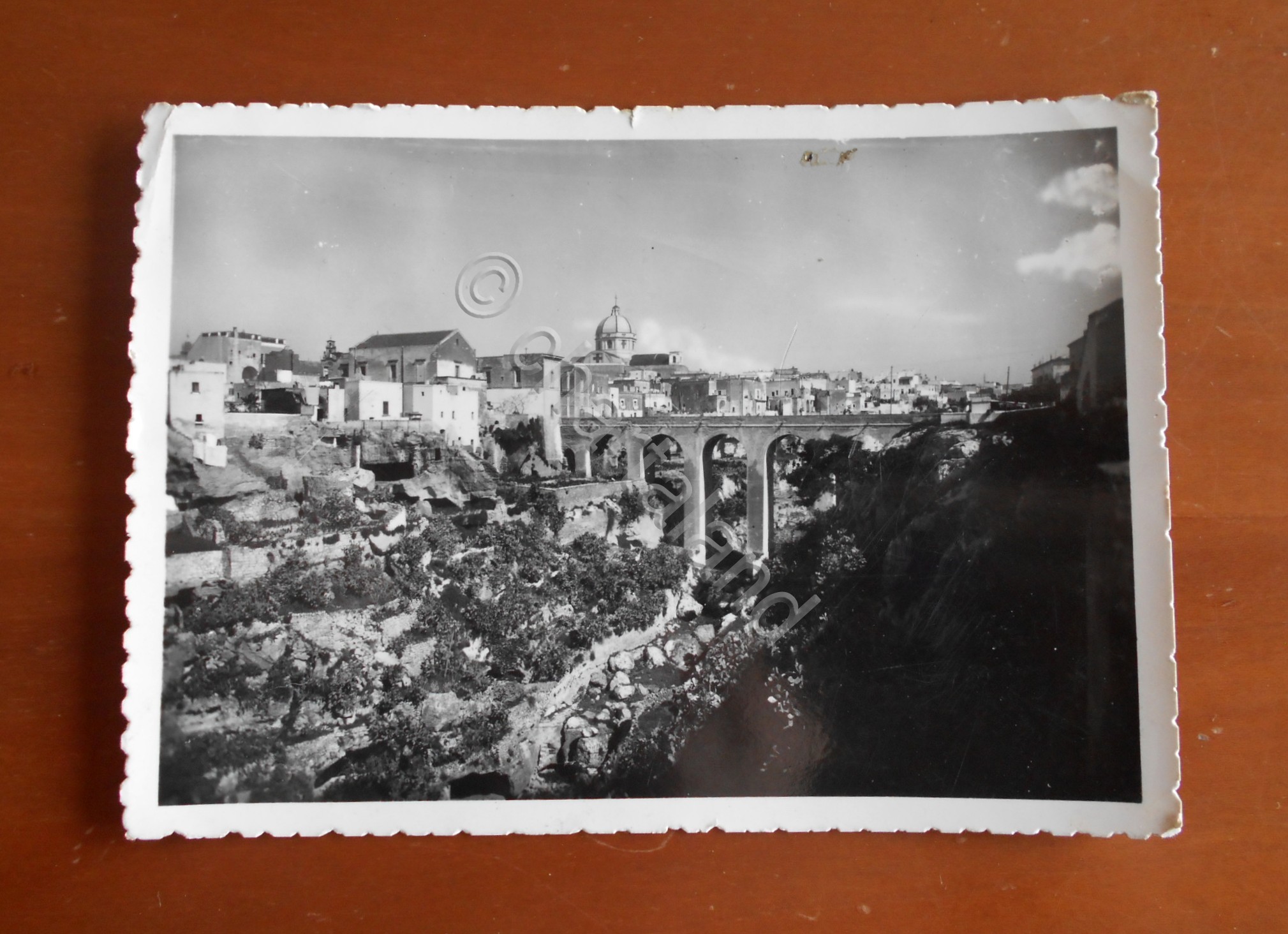 Cartolina Massafra (Taranto) - Ponte S. Marco e Panorama - …