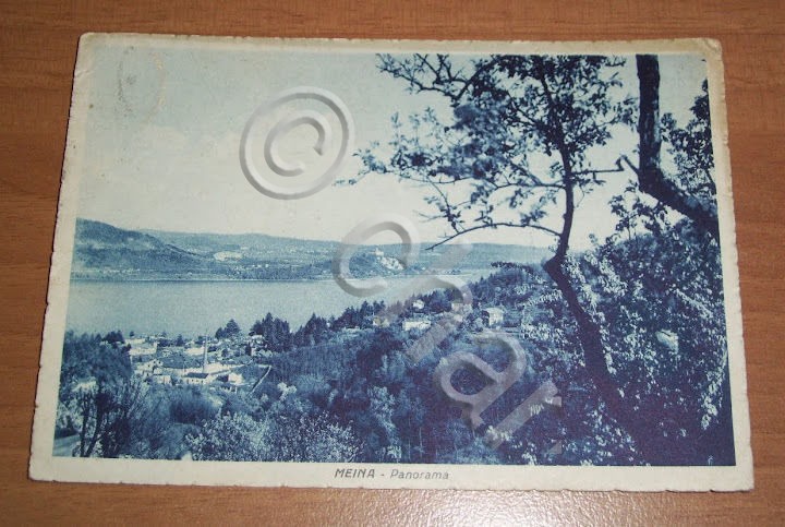 Cartolina Meina ( Novara ) - Panorama 1941.