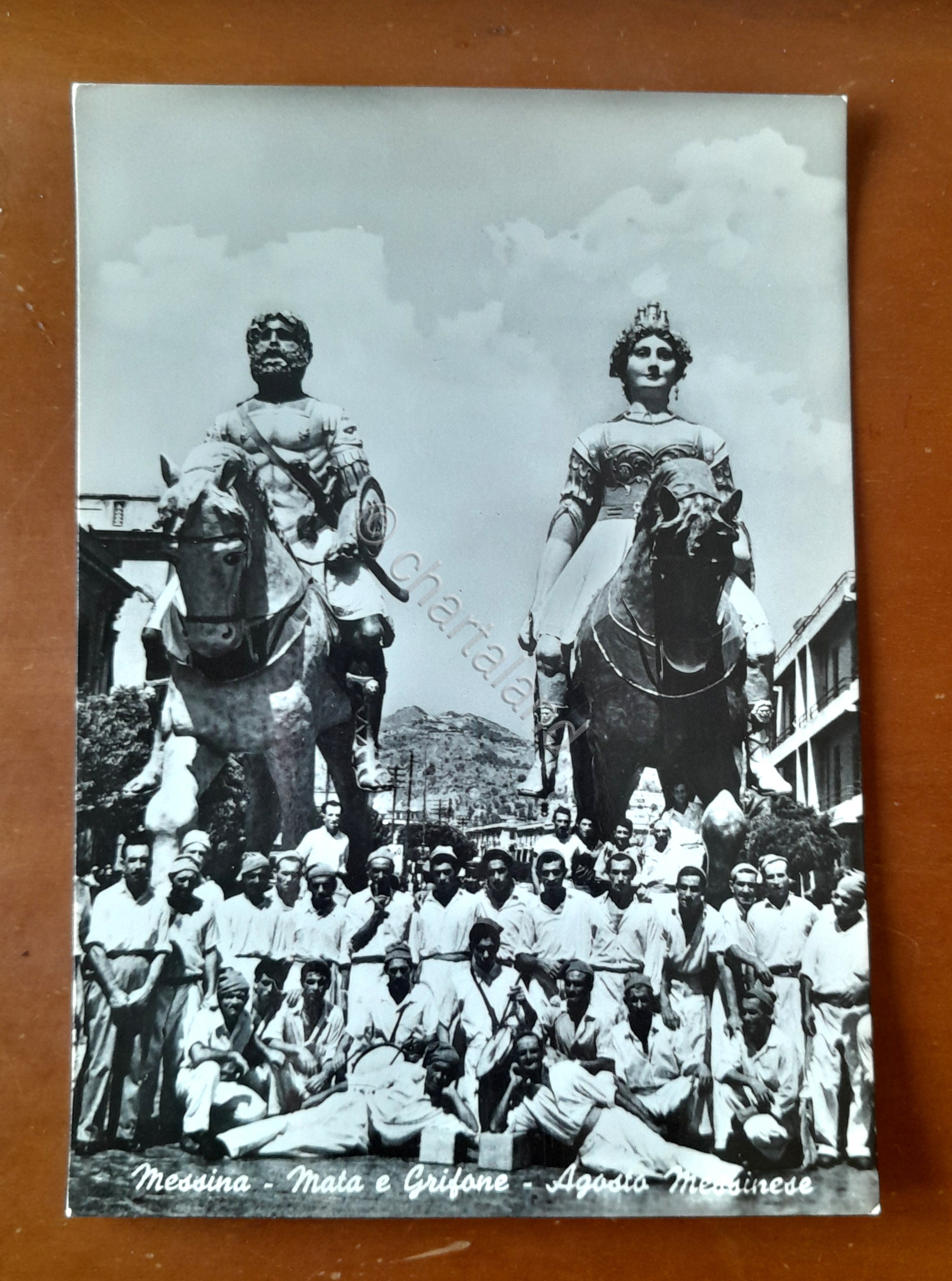 Cartolina Messina - Mata e Grifone - Agosto Messinese - …
