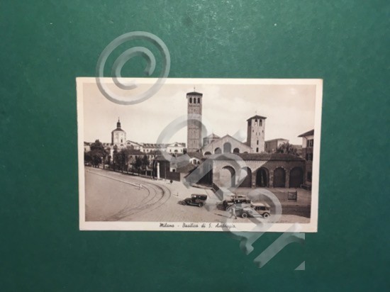 Cartolina Milano - Basilica di S. Ambrogio - 1937