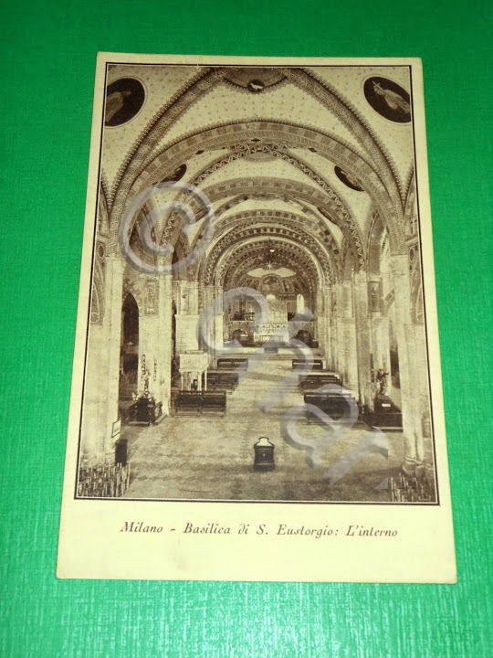 Cartolina Milano - Basilica di S. Eustorgio - L' Interno …