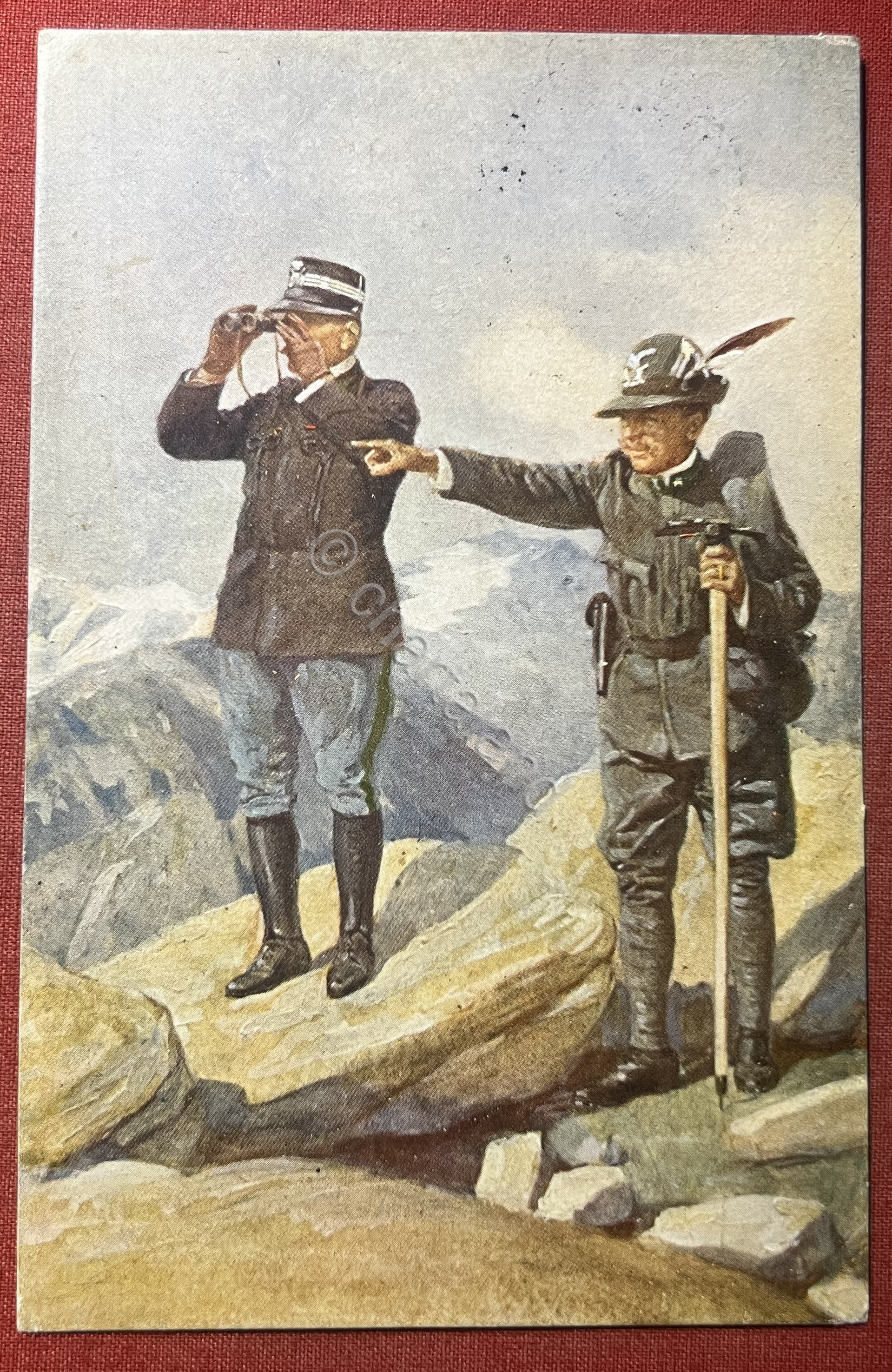 Cartolina Militare - Esercito Italiano - Alpini - 1931
