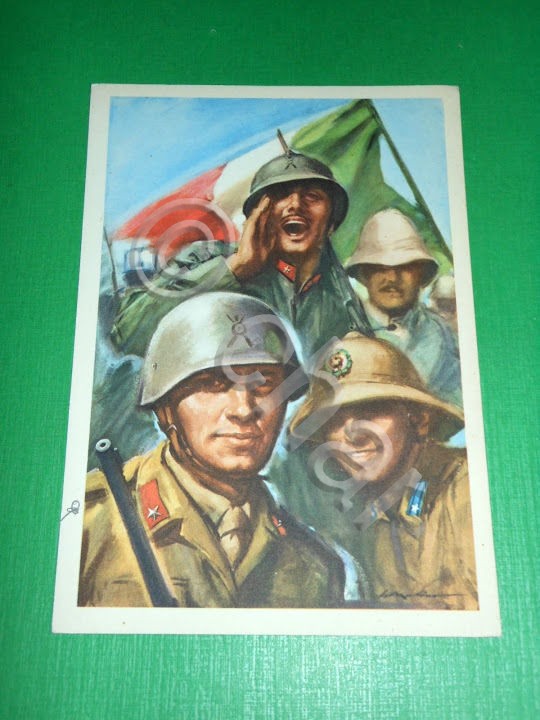 Cartolina Militaria - Associazione Nazionale del Fante - Milano 1945 …