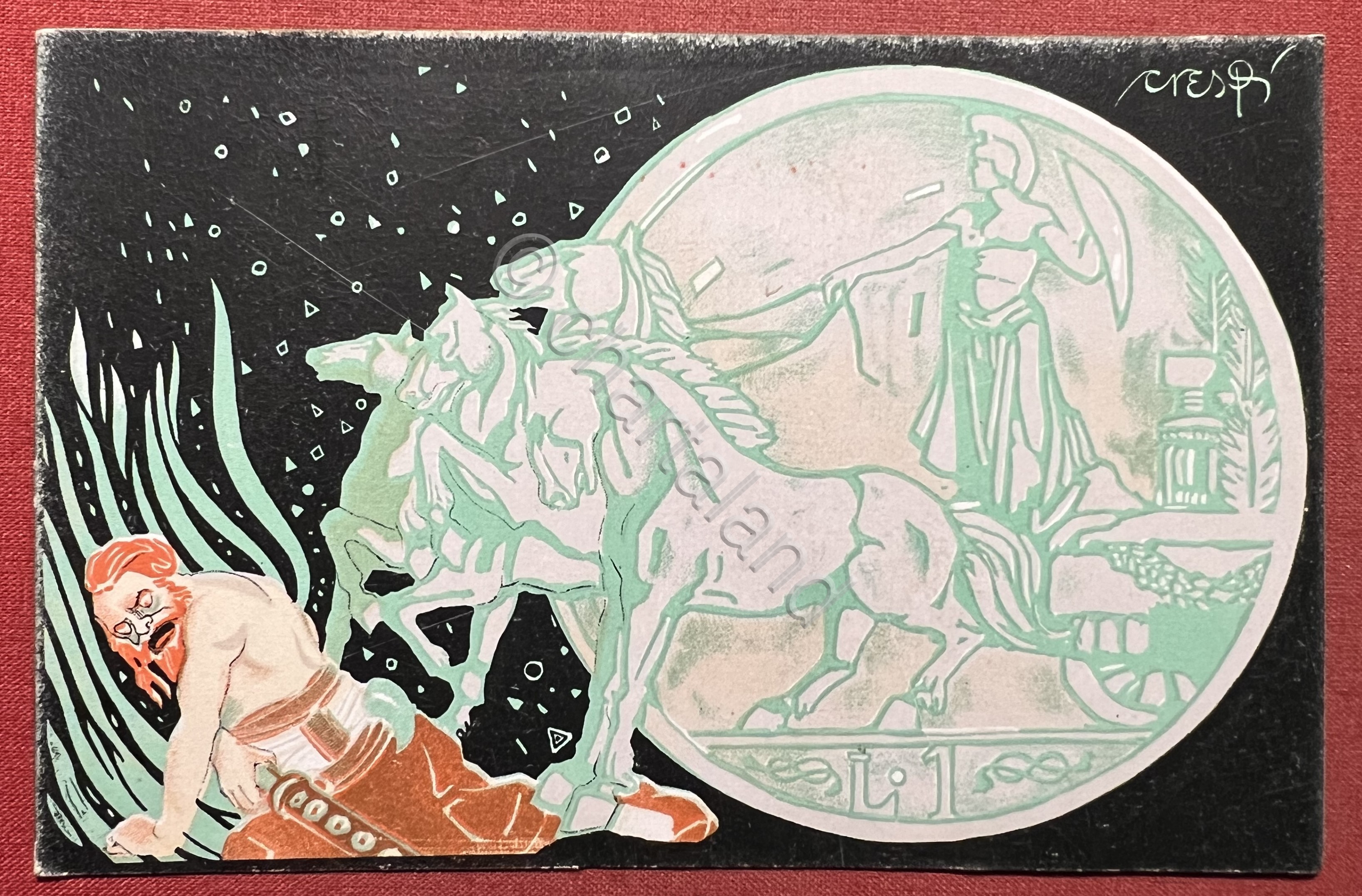 Cartolina Militaria - Banca Italiana di Sconto - Date alla …