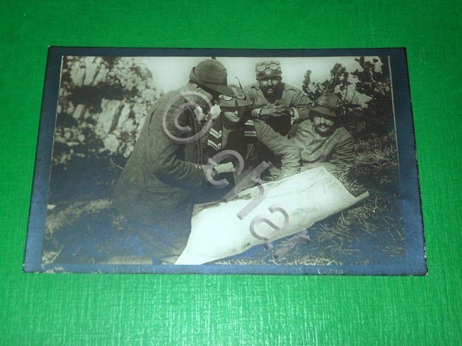 Cartolina Militaria Alpini Irredentismo - C. Battisti in Vallarsa 1917 …