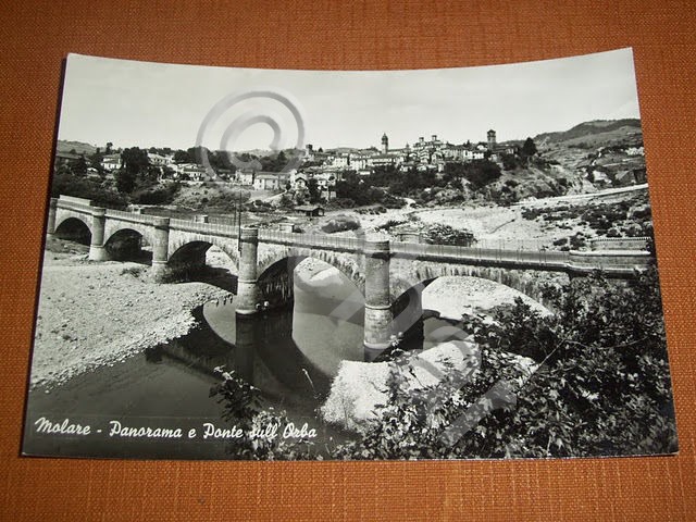 Cartolina Molare ( Alessandria ) - Panorama e Ponte sull' …