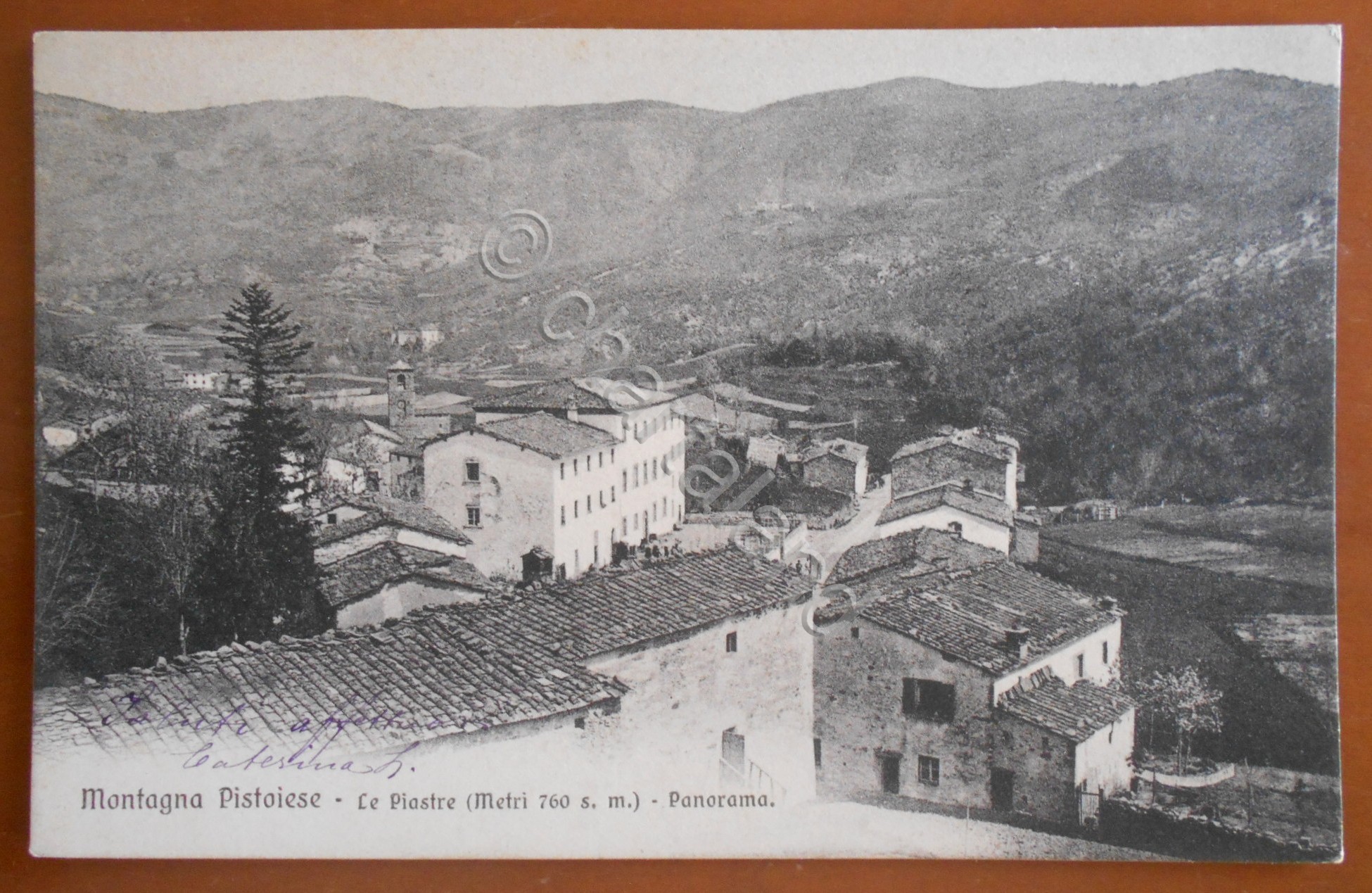 Cartolina Montagna Pistoiese - Le Piastre (Metri 760 s. m.) …