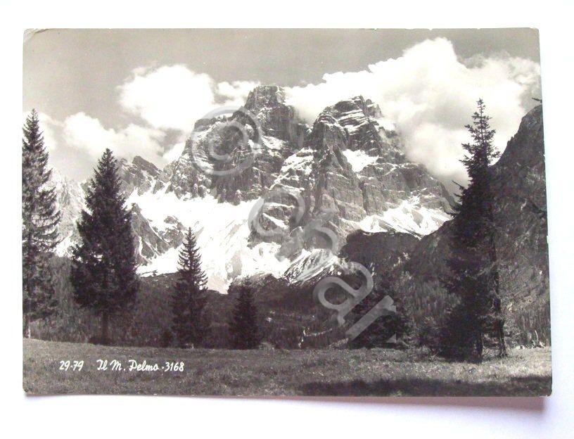 Cartolina Monte Pelmo - Veduta generale 1957