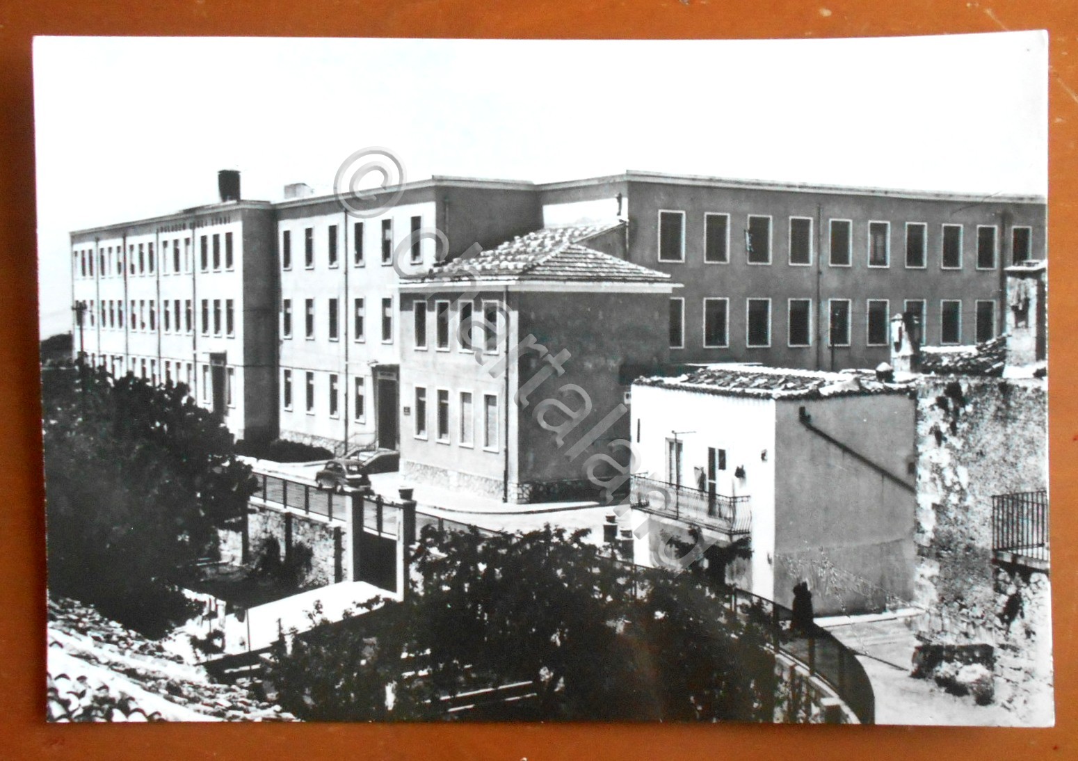 Cartolina Monte S. Angelo (Foggia) - Palazzo degli studi - …