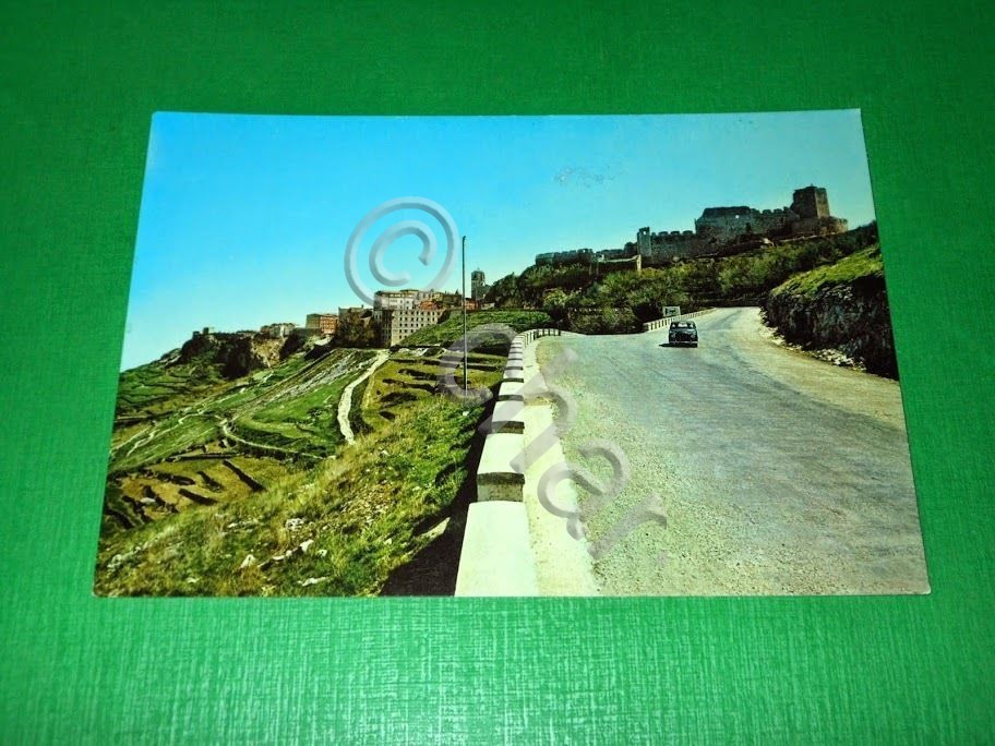 Cartolina Monte Sant'Angelo - Castello Medioevale 1965 ca.