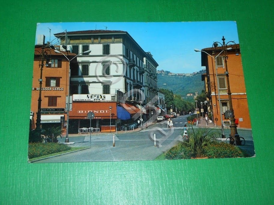Cartolina Montecatini Terme - Viale Verdi 1985