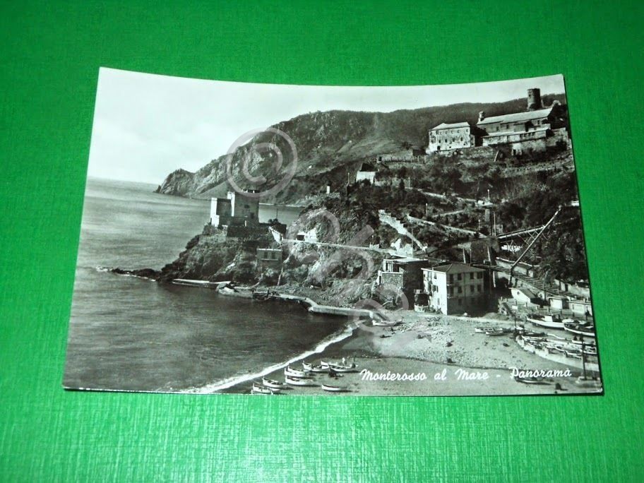 Cartolina Monterosso al Mare - Panorama 1950 ca.