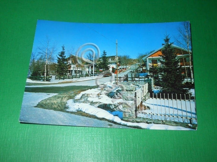 Cartolina Montoso - Scorcio panoramico 1987.