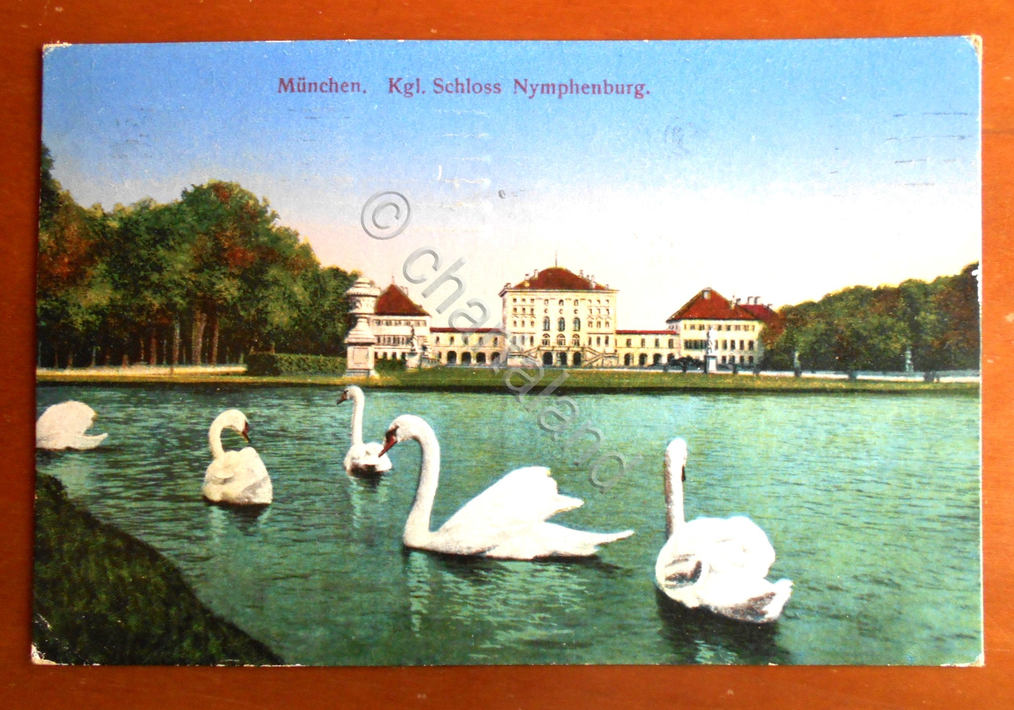Cartolina Munchen - Schloss Nymphenburg - 1922