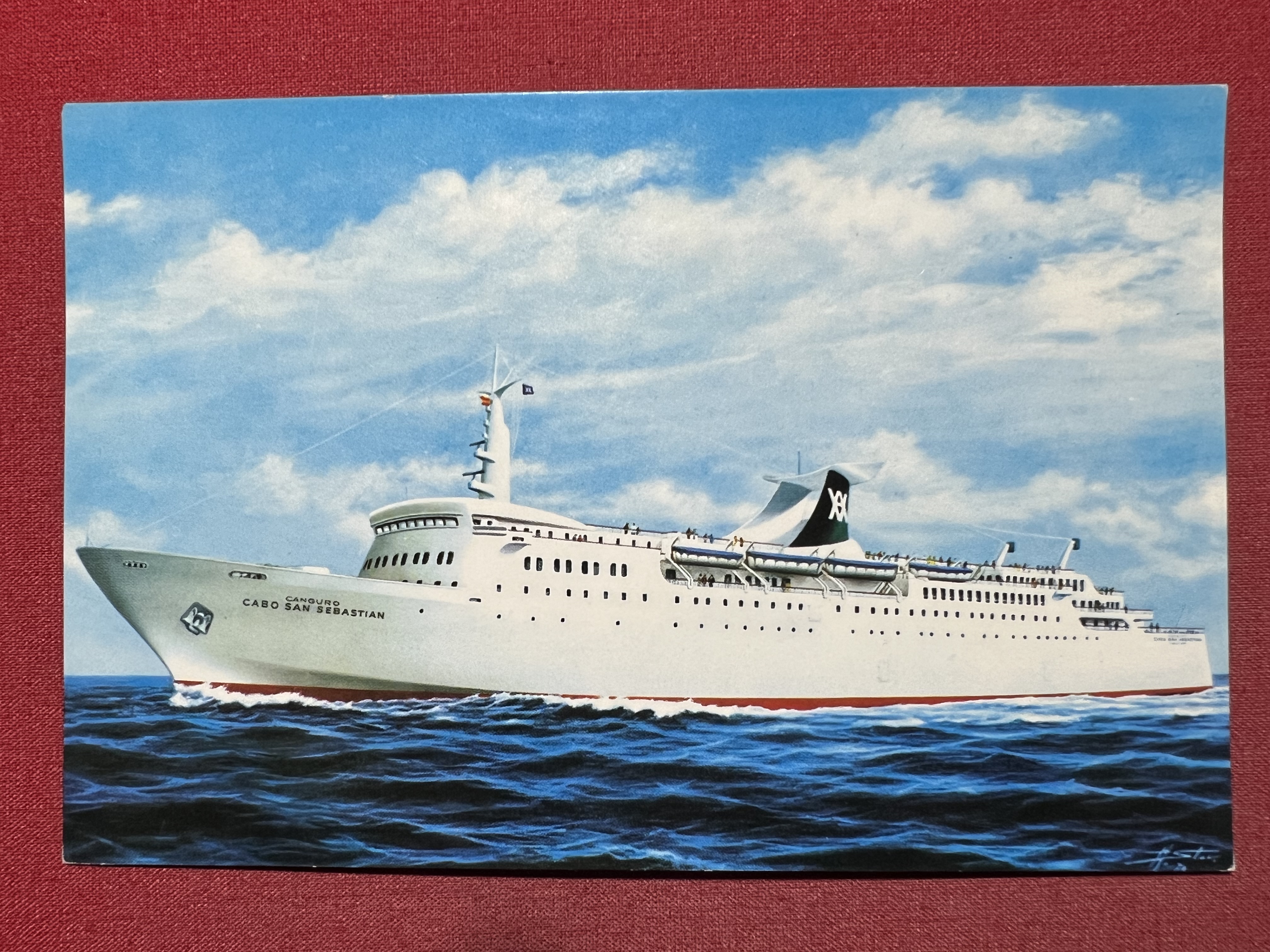 Cartolina Navi - Canguro Cabo San Sebastian - Ybarra y …