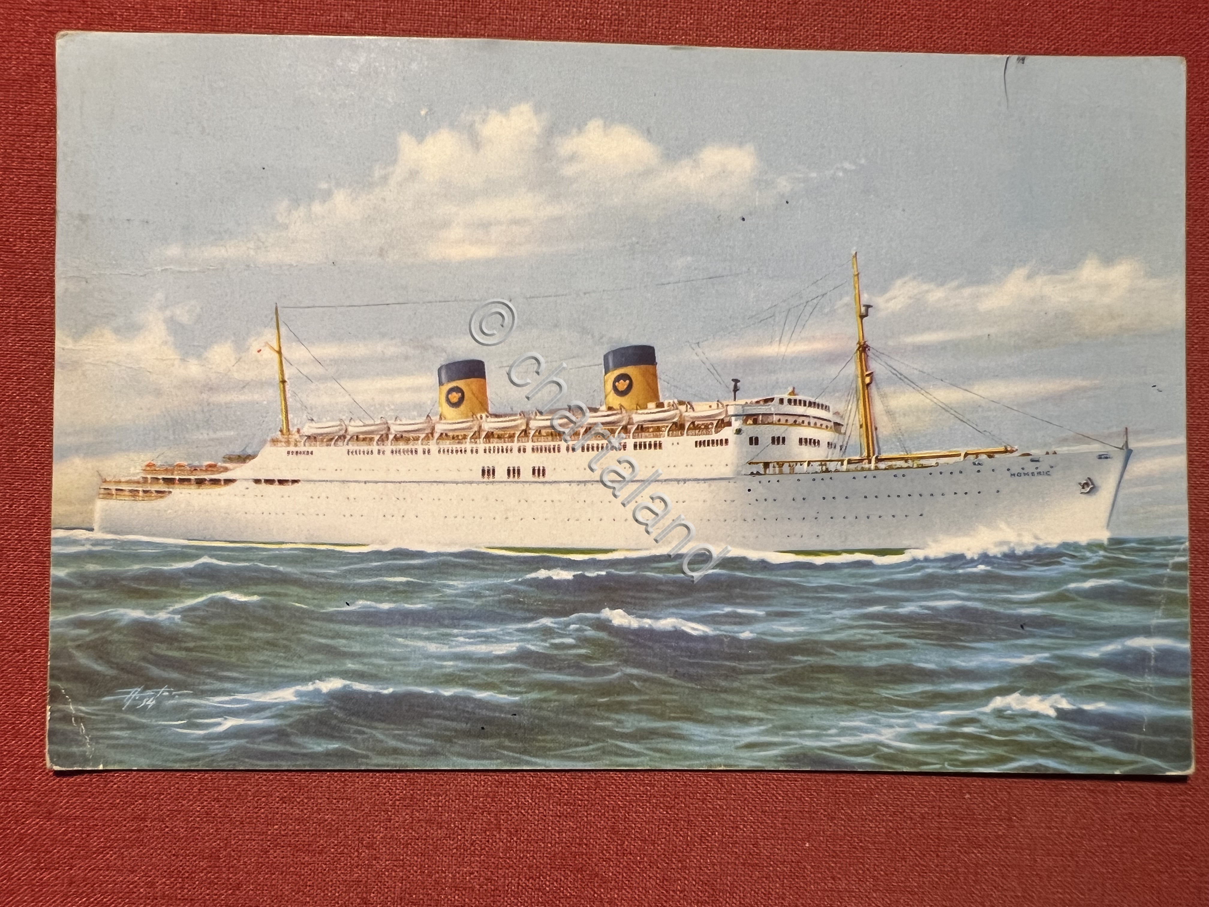 Cartolina Navi - Home Lines - S/S Homeric - 1960 …